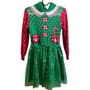 Girls Christmas Holiday Dress Size Medium